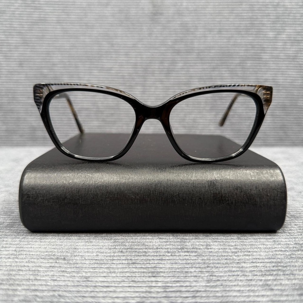 Glamour Editor's Pick Y2k Glasses GL9009CA Black Cateye Gold Glitter 51-18-135